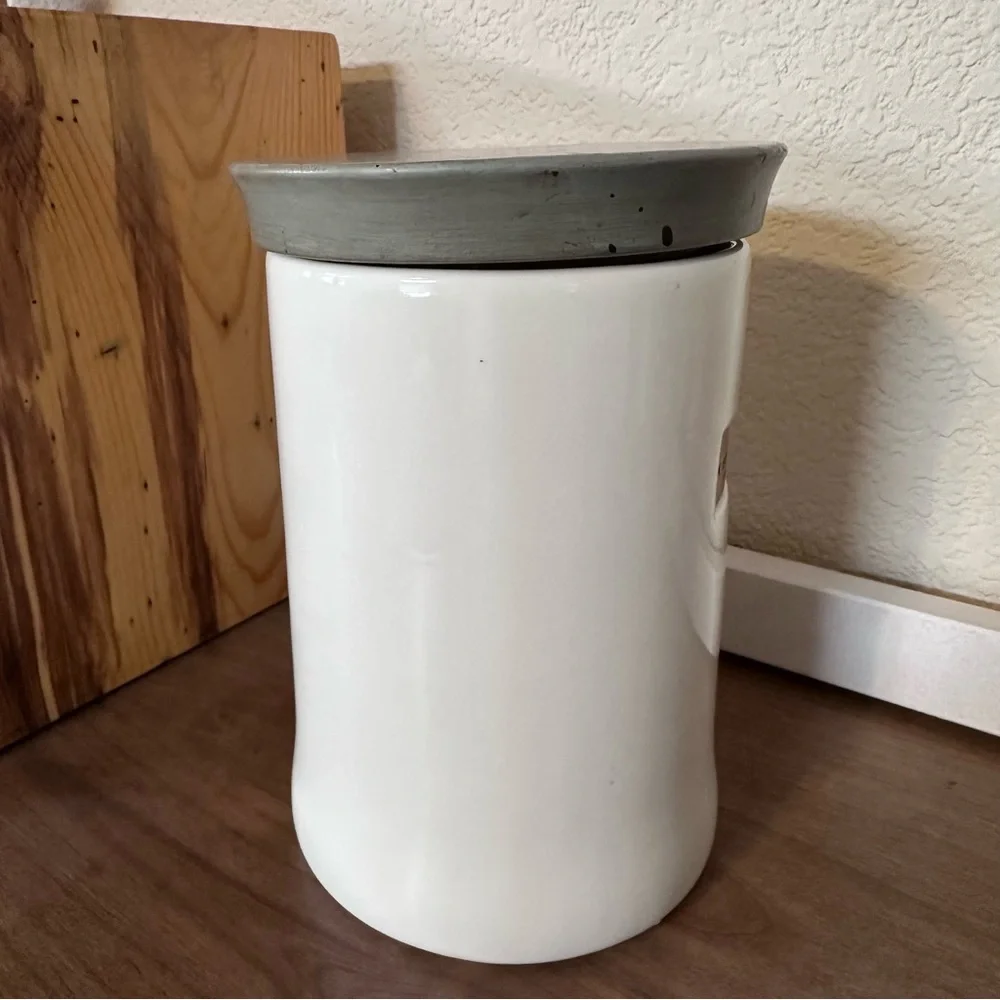 Starbucks White Ceramic Coffee Canister